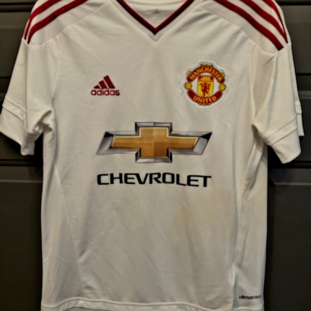 Adidas 2015 Manchester United White Schweinsteiger Jersey Kids Large